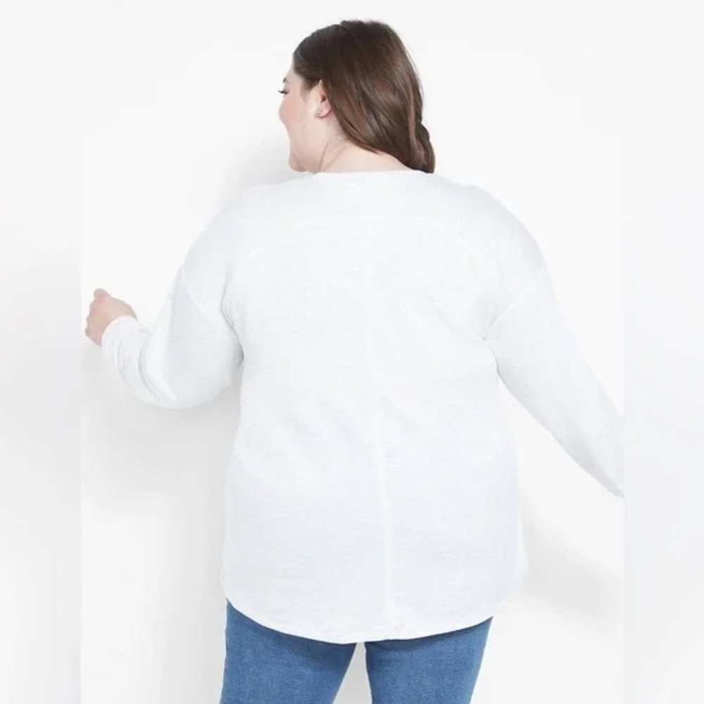 ❄️ Lane Bryant | Blessed Graphic Sweatshirt Size 18/20 - Picture 3 of 6